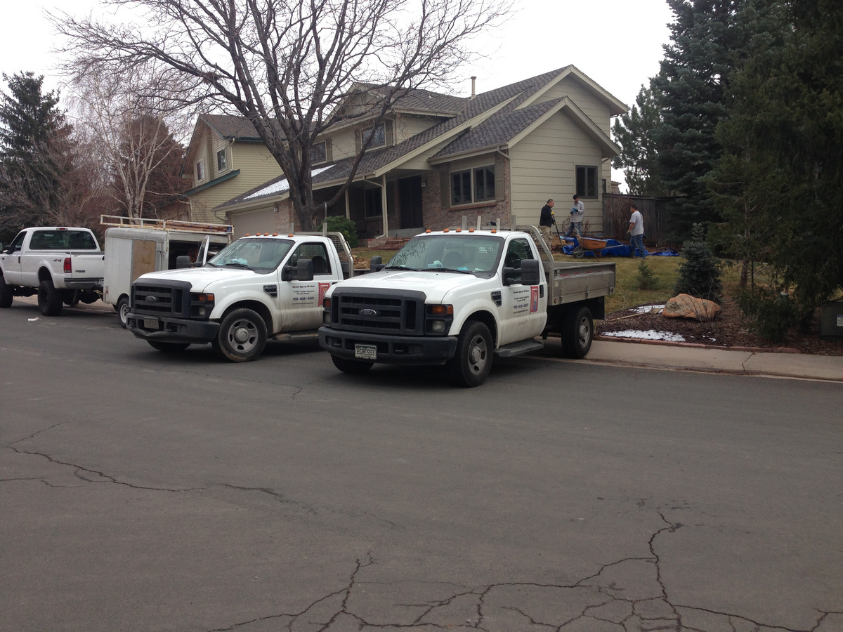 Denver Egress Window work trucks
