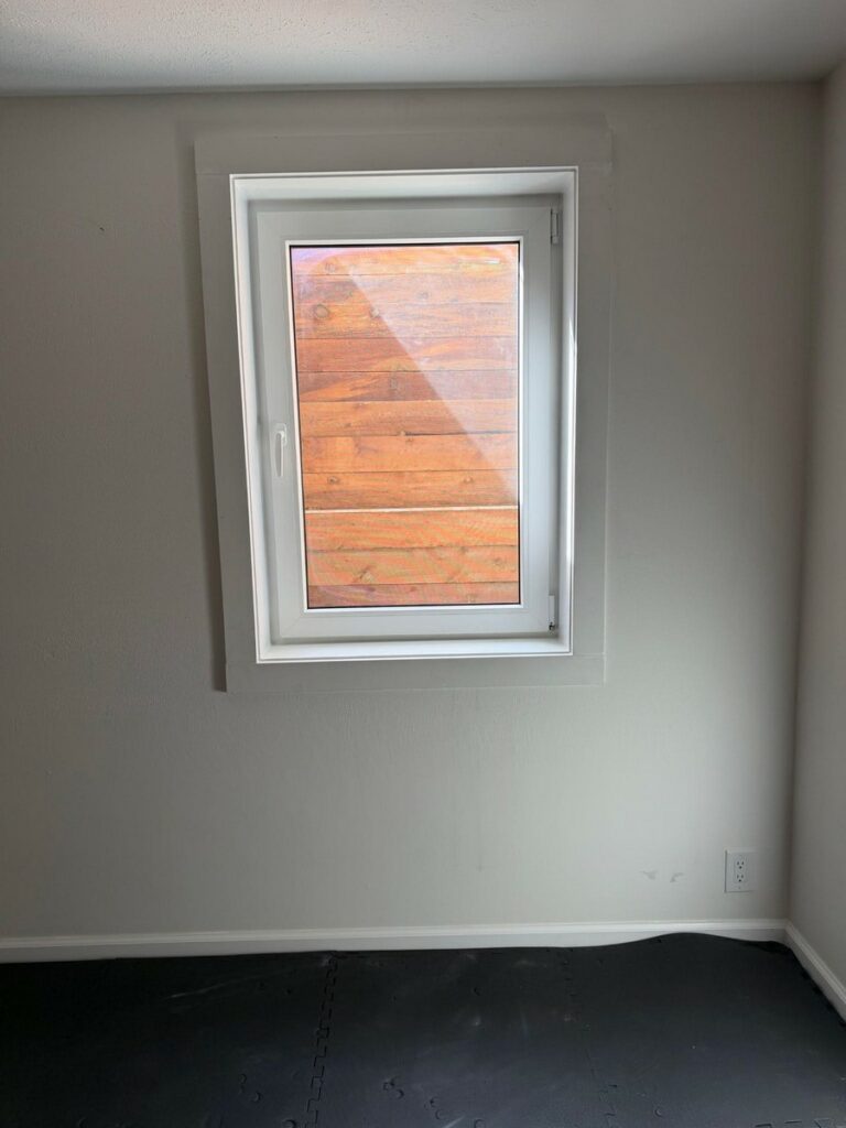 Dual Timber Well Egress Window Project in Lakewood, CO