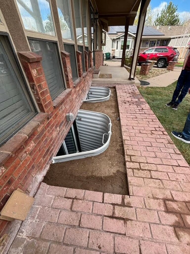 Patio Cut-Out Egress Window Install in Lakewood, CO