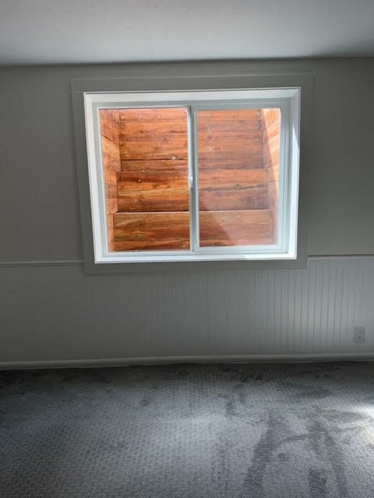 Dual Timber Well Egress Window Project in Lakewood, CO