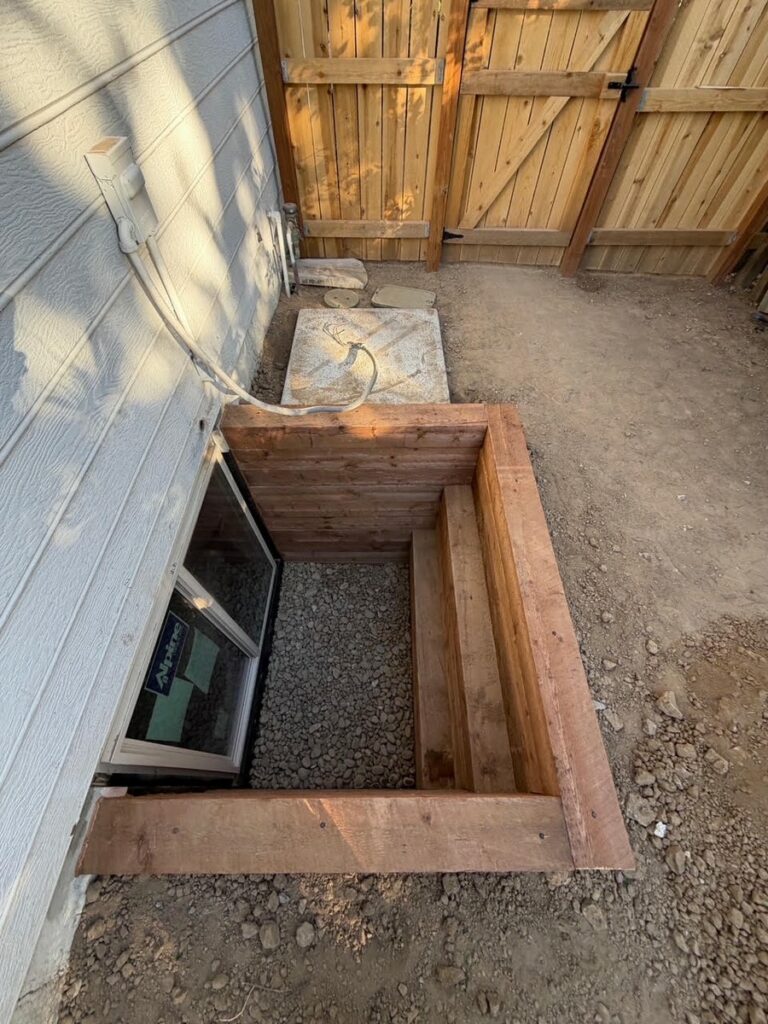 Timber Terrace Egress Window Well Installation in Littleton CO