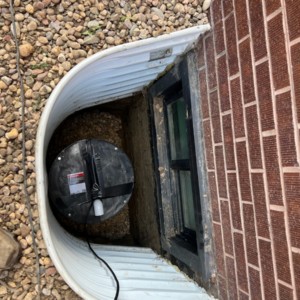 Basement Window Sump Pump Installation