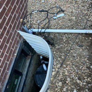 Basement Window Sump Pump Installation