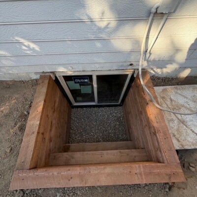 Timber Terrace Egress Window Well Installation in Littleton CO Timber Terrace Egress Window Well Installation in Littleton CO